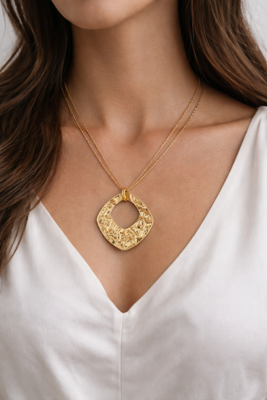 Collana quadrato lumina